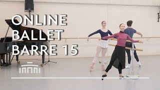 Ballet Barre 15 (Online Ballet Class)  Dutch National Ballet