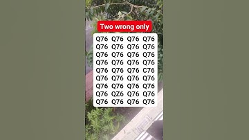 Two wrong only #brainteaser #find #search #shortvideo