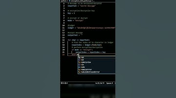 Encryption in python #python #codingstatus #trending #viral #art #shorts