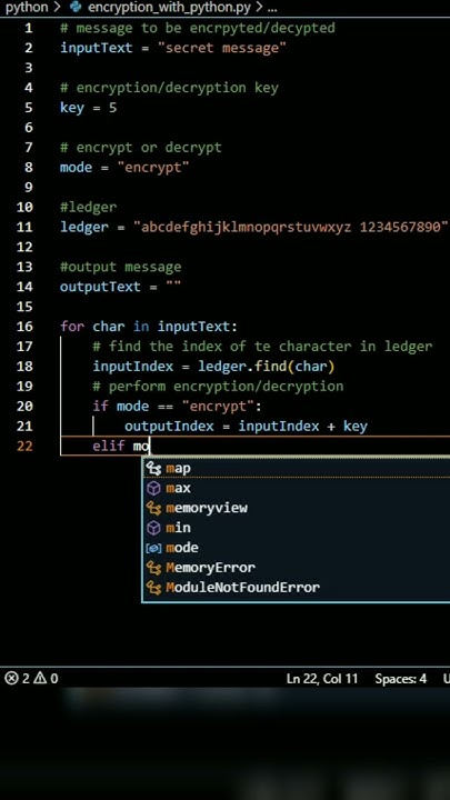 Encryption in python #python #codingstatus #trending #viral #art # ...