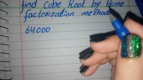Find Cube Root by Prime Factorization Method in Urdu, Cube Root of 64000