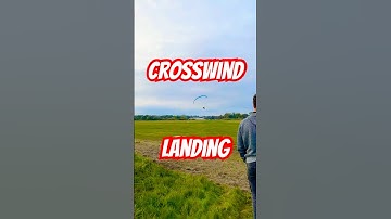 Precise landing with a paramotor reaching your destination quickly