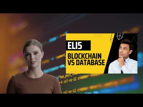 What are the differences between a blockchain and a database?