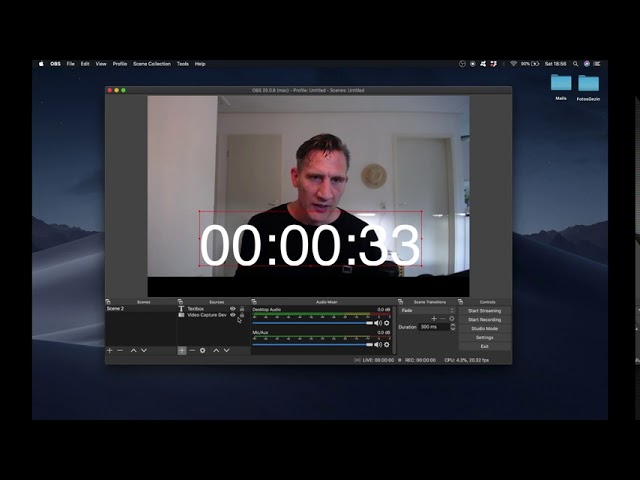 How To Create A Countdown Timer In Zoom Using Obs Mac Youtube