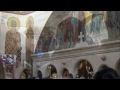 23 11 2016 Гиоргоба, Илия II служит молебен в Москве