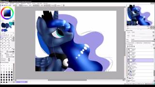 / MLP SPEEDPAINT / Luna !POPISEK!