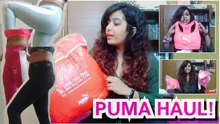 Puma India Try-On Haul Athleisure Sports - Fitness Wear Review