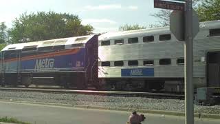 Metra MP36PH-3C #412 leads outbound train #609 towards Brainerd