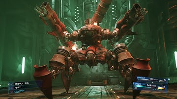 Final Fantasy VII Remake Demo - Scorpion Sentinel boss battle