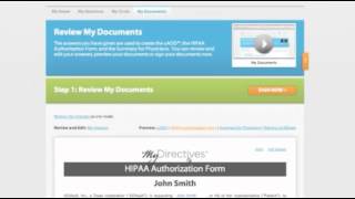 My Documents - MyDirectives
