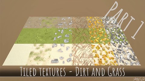 [HandPainted] Tileable textures - Dirt and Grass