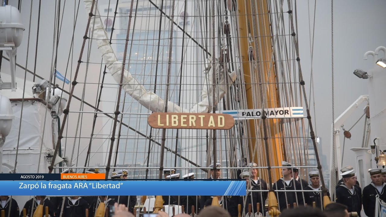 Zarpó la fragata ARA “Libertad”