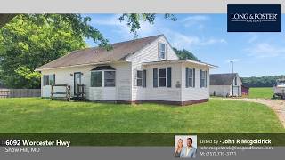 Sale: 4 Beds - 2 Baths - 2208 sq ft - Snow Hill - MD [$270,000] MLS #: MDWO2039812