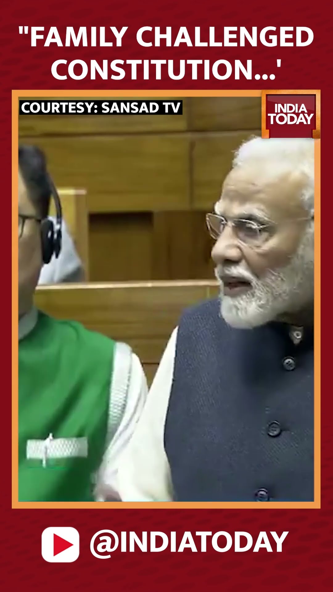 This Family Challenged Constitution At All Levels: PM Modi Slams Gandhi Family In Parliament