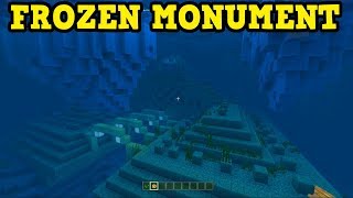 NEW: Minecraft FROZEN OCEAN MONUMENT (Aquatic Update Seed)