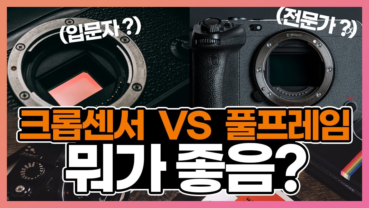 [행복은 센서순?] 크롭은 불행? 크롭 vs 풀프레임! 전문가들의 생각은?!🙄