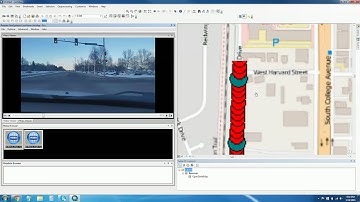 Geotagged Android Phone Videos Playing in LineVision Esri ArcMap Add-in