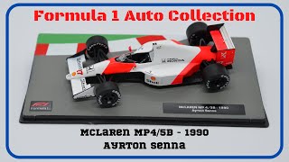 Athlete Statistics McLaren MP4/5B - 1990 Ayrton Senna Centauria Formula 1 Auto Collection