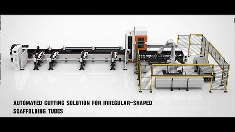 F20 3D 6KW + Robot unloading customized fiber laser tube cutting machine