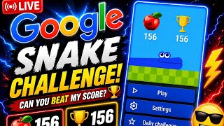 Google snake Live 🐍| P-3 | High Score Bet #shortslive