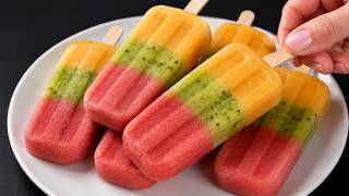🍉Nie kupuj tego, co kupione w sklepie! Te domowe lody arbuzowe bez cukru topią tłuszcz! 3 składniki!
