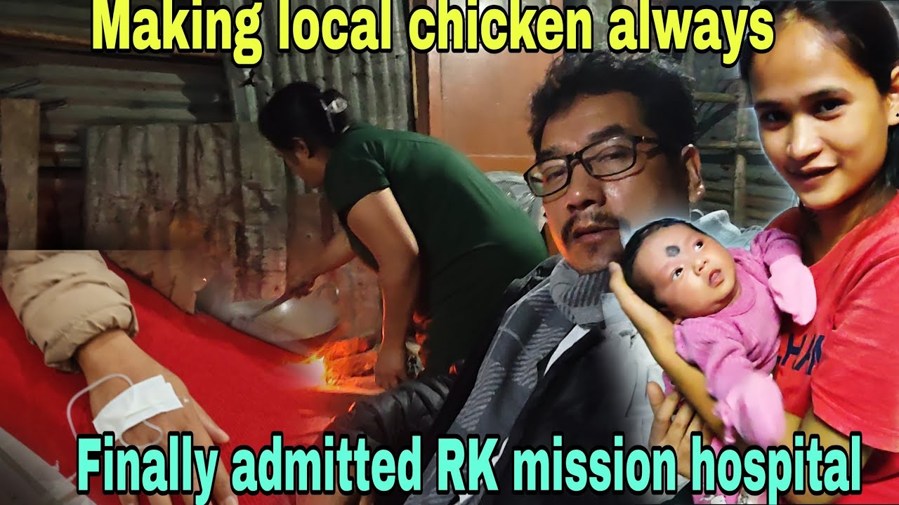 Finally admitted in RK mission hospital😭 Making local chicken🍗🤤