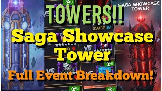 MCOC - Saga Showcase Tower! - Full Event Breakdown and Tips!