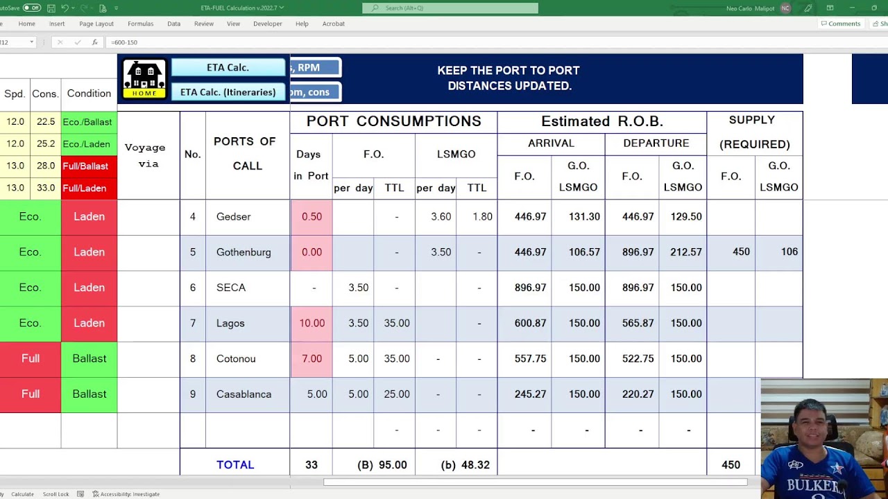 Fuel Calculations PATH session - with Kuya NOLI
