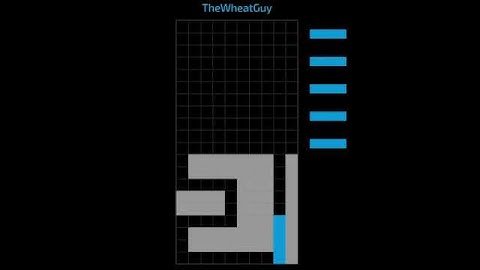 Tetris line piece perfect loop oddly satisfying