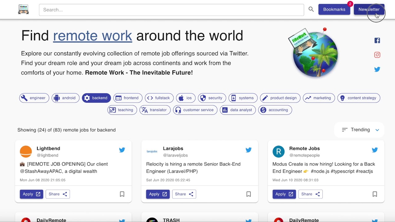 Find Remote Work Latest Remote Jobs Around the World YouTube