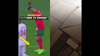When Ronaldo Changed His Shoes 🥶