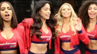 'WHEN YOU COMING HERE DAVE ALLEN? - INTRODUCING THE MATCHROOM BOXING USA RING CARD GIRL SQUAD