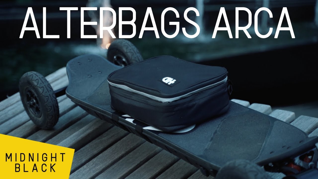 Alter bags Arca Midnight Black - The Electric Skateboard Bag You NEED!