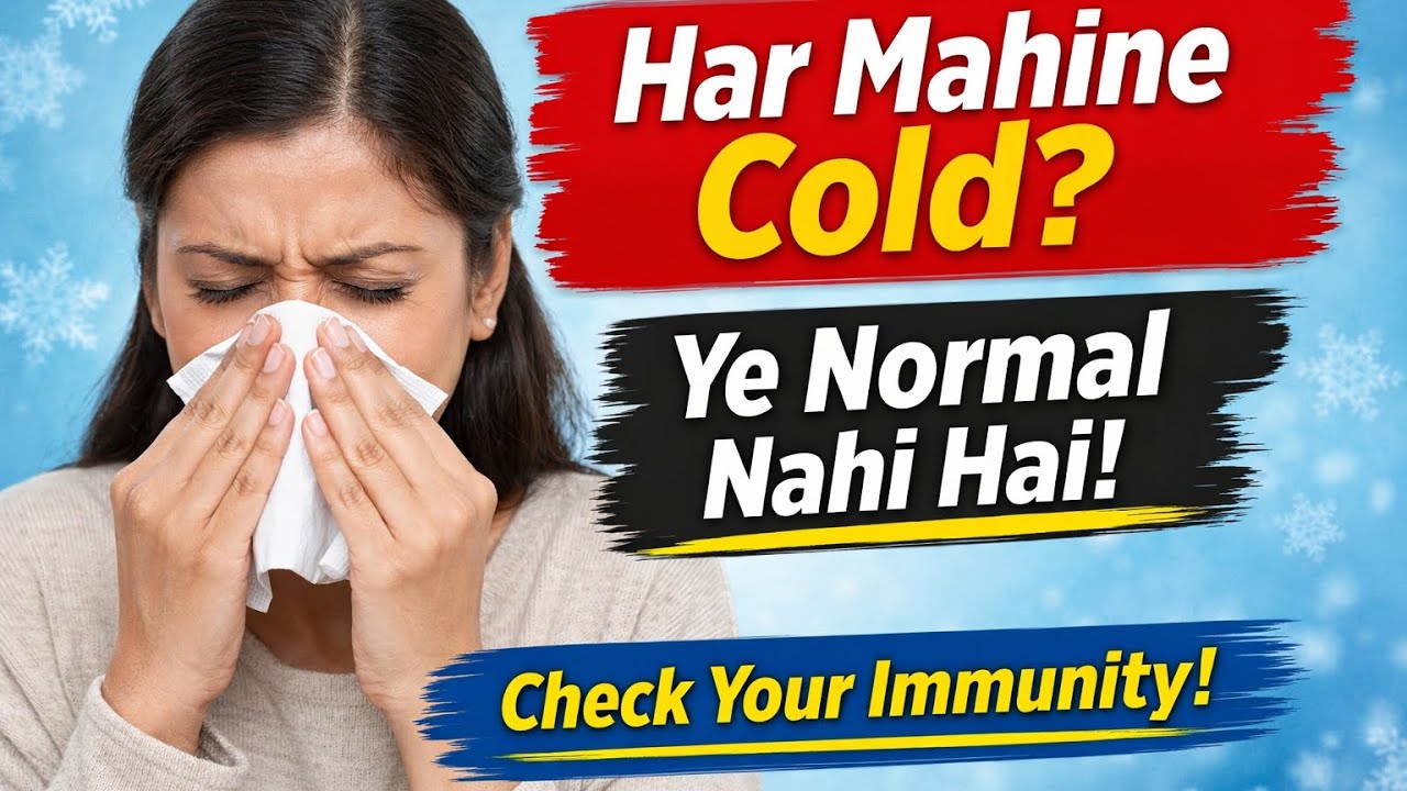 Har Mahine Cold?Ye Normal Nahi Hai! “Allergy Ya Weak Immunity?” 