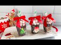 🎄🎁Bombas de Chocolate en forma de vaso decoradas para navidad para negocio presentacion y precios