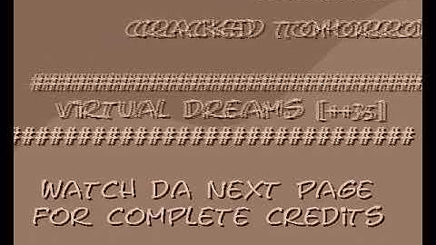 Abyss   Virtual Dreams HYPERSPIN AMIGA INTRO CRACKTRO DEMO NOT MINE VIDEOS