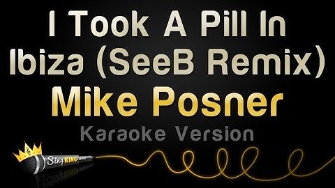 I Took a Pill in Ibiza Karaoke version - Karaoke performance video thumbnail