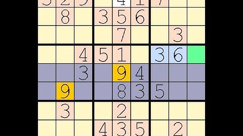 How to Solve Globe and Mail Sudoku  Three Star?  20 June, 2024