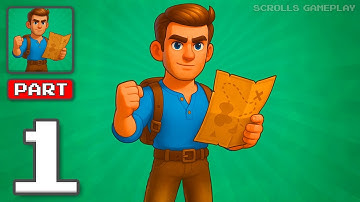 Idle Island Scavenger - Gameplay Walkthrough Part 1 - Scavenging My Island Life (iOS, Android)