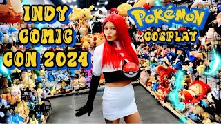 Grail Grabbing and #pokemon #cosplay At Indiana Comic Con 2024 Team Rocket