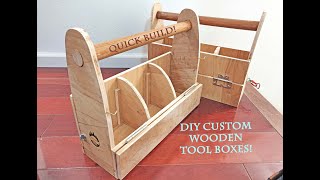 How to build a simple toolbox from scrap wood – Free plan