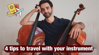 4 TIPS to keep your instrument HEALTHY during travel 🧳 (violin, viola cello) + 1 just for cellist !