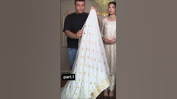 How To drape saree as Hyderabadi Dupatta I Shoaib Khan I Different way of draping Saree