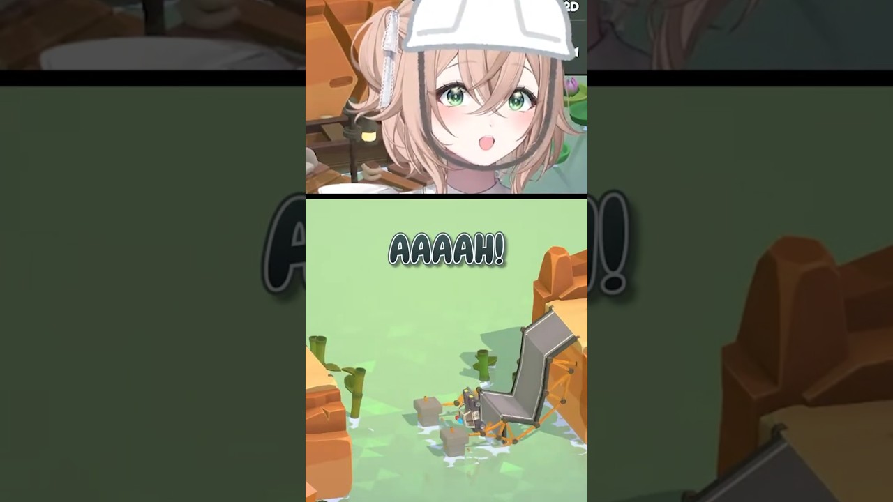 Nimi the incredible bridge builder #niminightmare #nimemes #vtuberclips