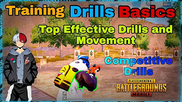 Top Effective Training Drills To Improve - Aim, Reflex, Crosshair, Close Combat|| PUBG MOBILE