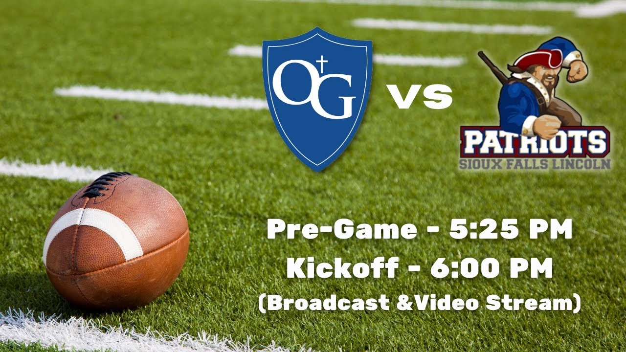 Football Sioux Falls Lincoln at Sioux Falls O'Gorman YouTube