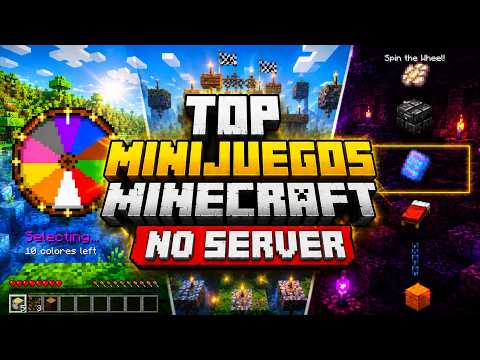 TOP 3 FREE MINIGAMES for MINECRAFT without servers #minecraft