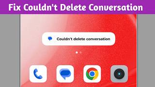 Fix Couldn't Delete Conversation Problem || Message App Couldn't Delete Conversation Problem Solved screenshot 5