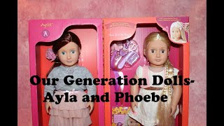 supplere flyde Cataract Our Generation Dolls Ayla and Phoebe! - YouTube