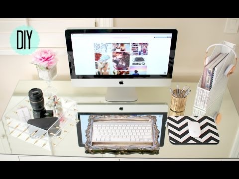 DIY Desk Decor! Cute + Affordable - YouTube